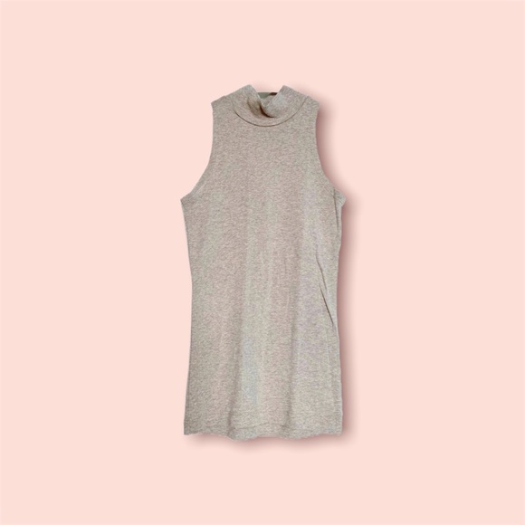Mock Neck Tank In Taupe Melange | Poshmark
